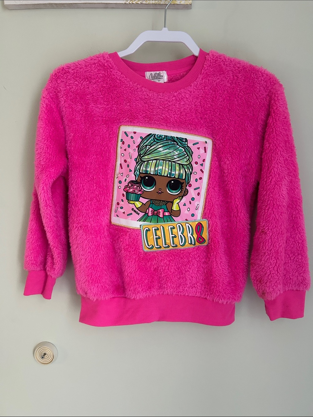 L.O.L. Surprise! Hot Pink Fuzzy Pullover